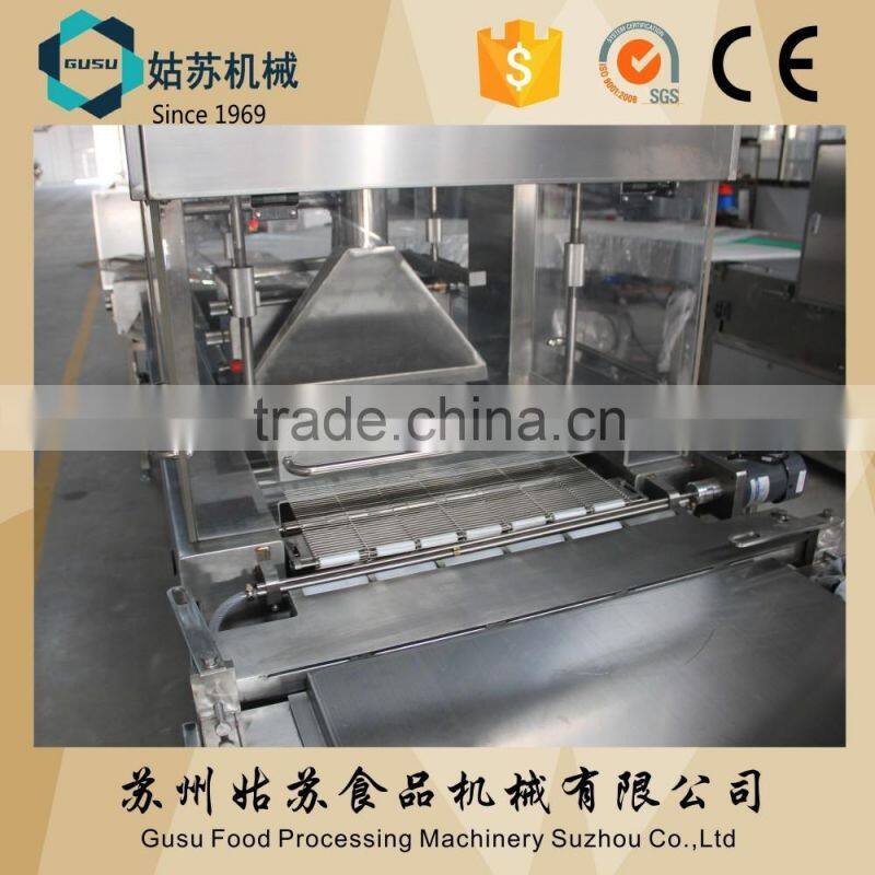 Automatic chocolate pies coating machine wholesale 86-18662218656