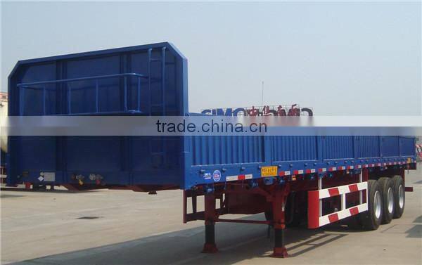 CIMC high tensile steel tri-axle cargo transport side wall semi trailer
