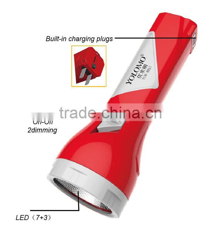 rechargeble high power torch light flashlight long distance torch