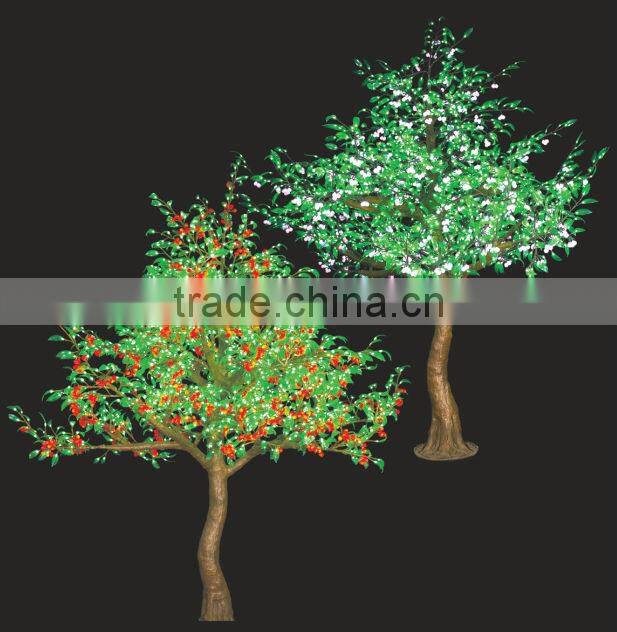 Festive LED artificial apple tree light with best effect