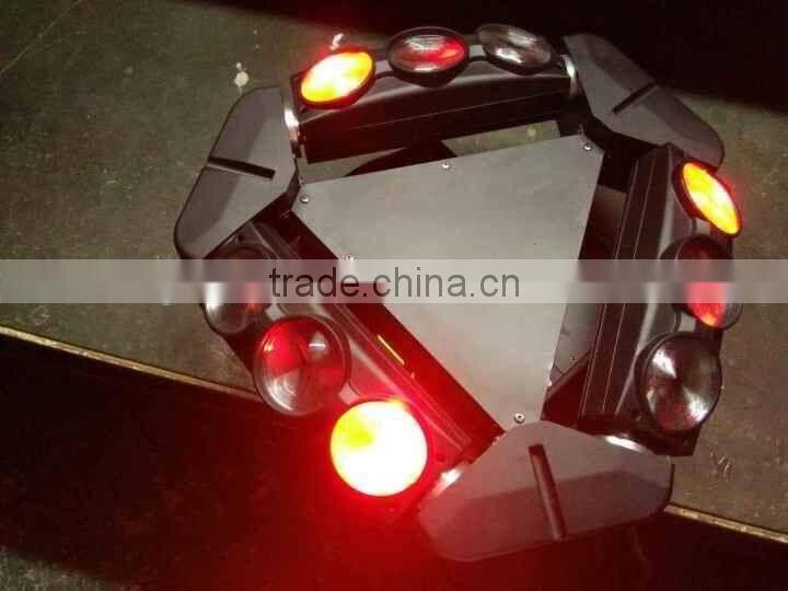 newest 9 eyes pixel 9x10w 4 in 1 led dmx spider led beam moving head dj lighting