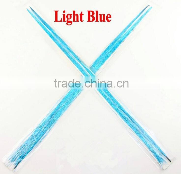 sparkling hair tinsel with I tip christmas tinsel 2014 new hair accessories christmas hair accessories girl