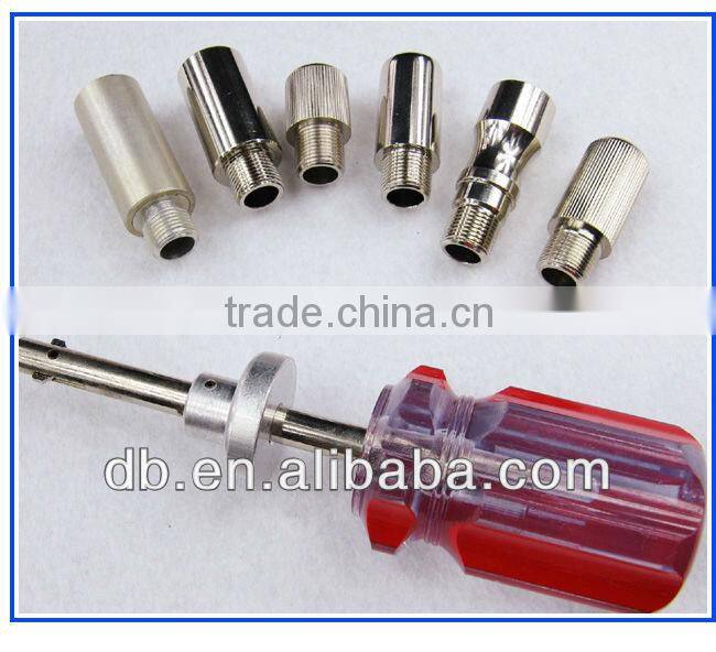 CATV 75 Ohm Coaxial cable locking termination tool