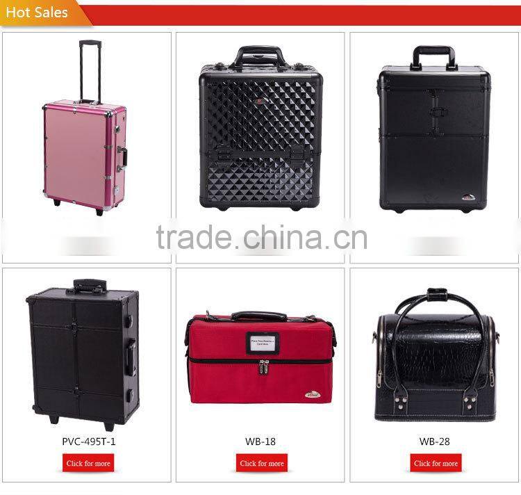 Factory Price Pink Vanity Cosmetic Case Makeup Box