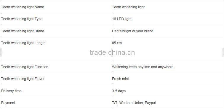 Hot selling professional teeth whitening LED light with 16 bulbs
