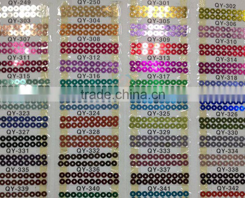 high quality iron-on sequins embroidery number