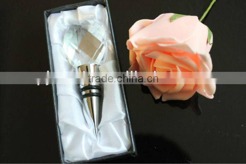 Fancy Factory Wholesale Heart Shaped Crystal Wine Stopper COz018