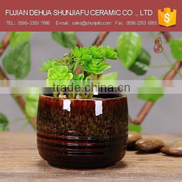 Unique shape design vietnam glazed pots