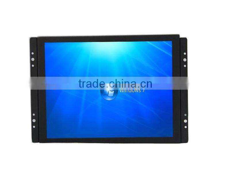 Metal casing 10.4inch open frame LCD CCTV monitor with BNC AV interface