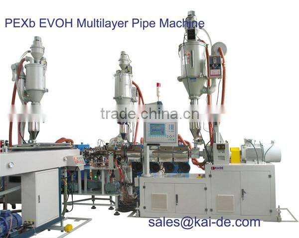 KAIDE PEXb EVOH Multilayer Hose Extruder In China