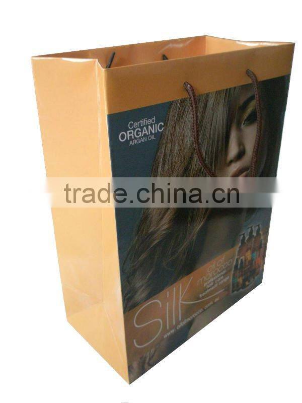 Printed paper shopping bag, paper gift bag, paper bag