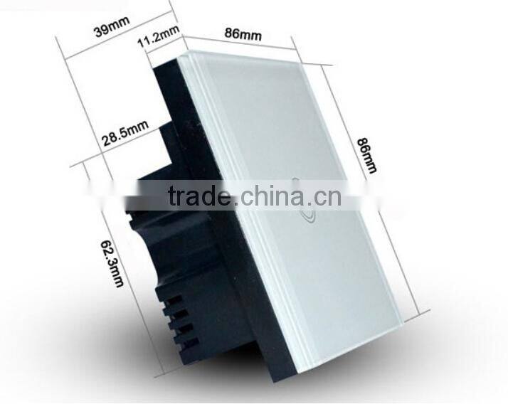 European design electrical light touch switch