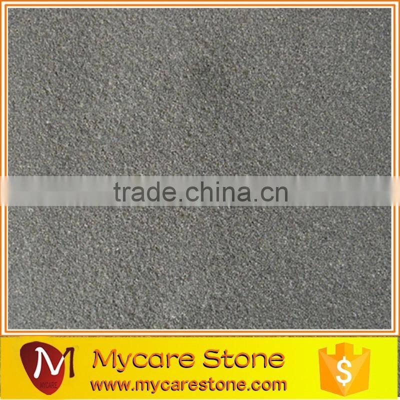 Dark Grey Andesite Basalt Stone Floor Tile Honed Surface