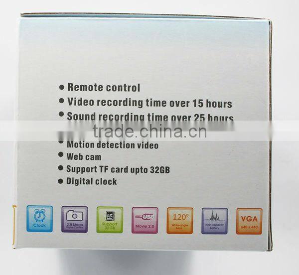 Mini Alarm Clock Camera Motion Detection DVR Video Recorder Clock Camera