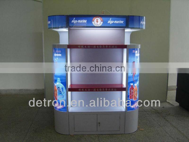 Cosmetic series store design good quality wood display stand