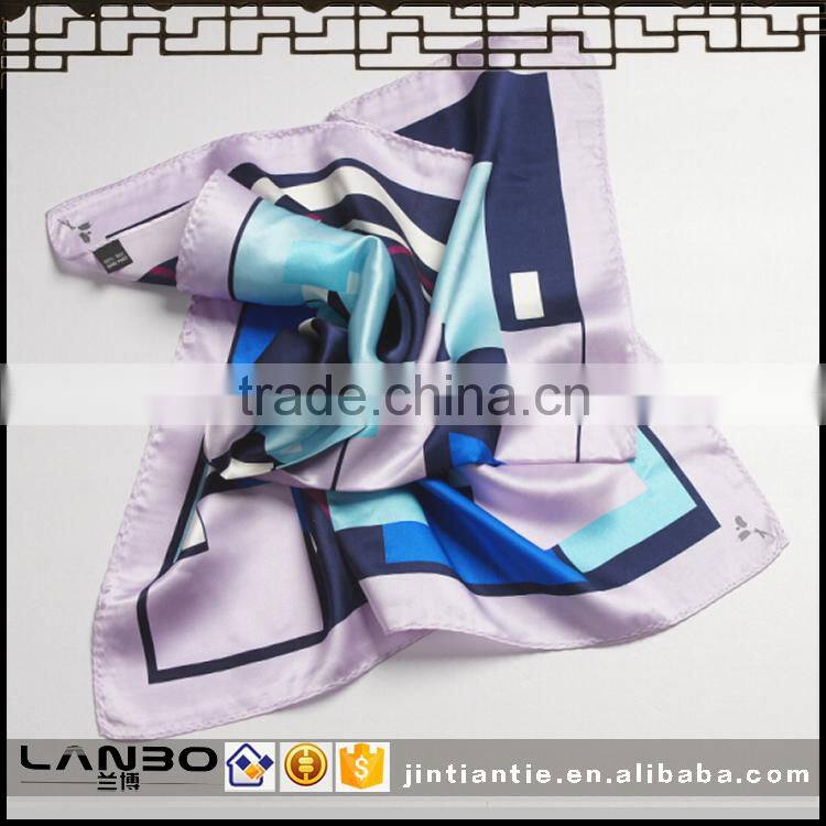 Wholesale 2016 new China digital printed silk long fashion scarf for lady