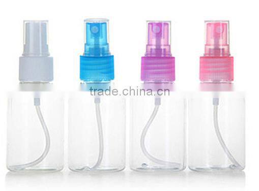 2016 new arrival Beauty Transparent Clear Plastic Perfume Atomizer Empty Spray Bottle 50ml