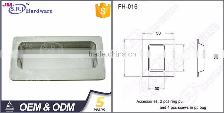 New design stainless steel hidden kitchen cabinet handle , flush pull handle