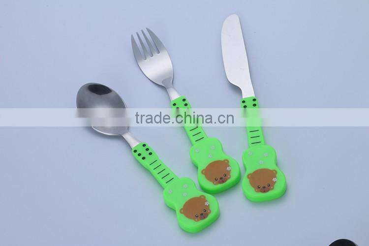 High-Class Restaurant Stainless Steel Knife Fork And Spoon Set For Children