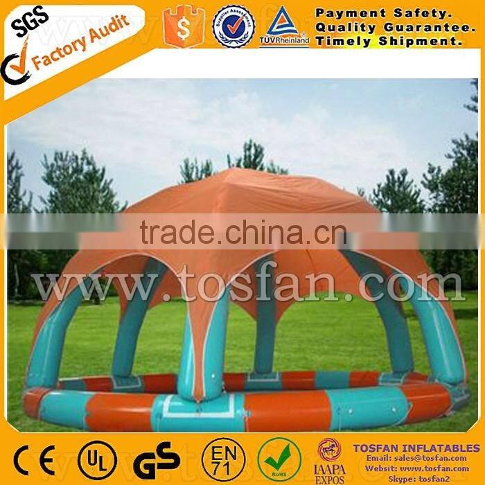 Commercial use inflatable pool dome A8019