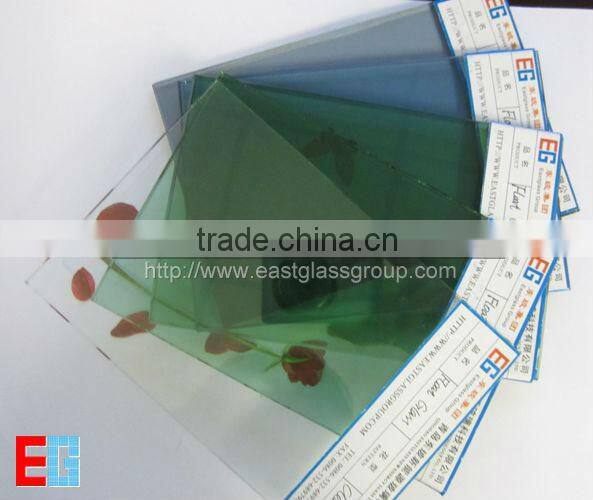 tinted glass colored float glass 3mm - 12mm