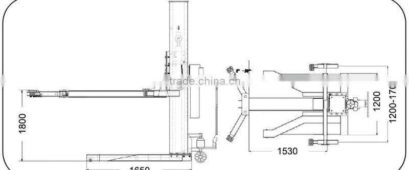 Torin Big Red Car Lifting Equipment QJYM2500Y 2.5tons