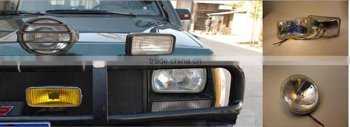 4' SQUARE 150 Fog Light 12V/24V Auto Halogen Crystal Sealed Beam H4