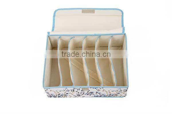 2015 New fashion oxford cloth underwear storage boxliving box