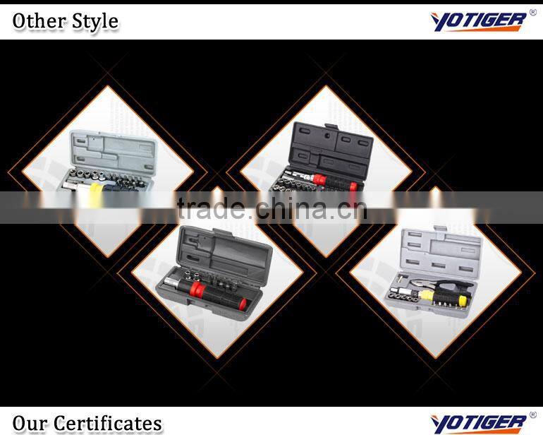 15pcs Mini Hand Tool Ratchet Screwdriver Tool with Socket Bit Set