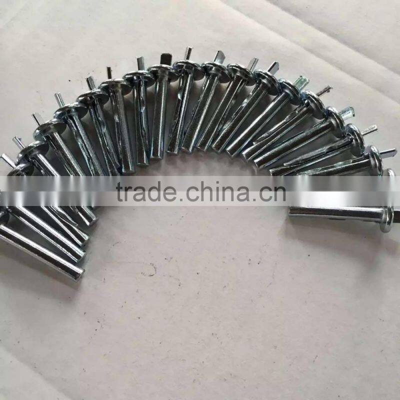 zinc plating-blue white anchor bolts ceiling anchor