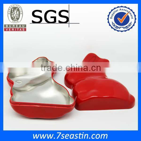 white custom tinplate box for wedding gifts