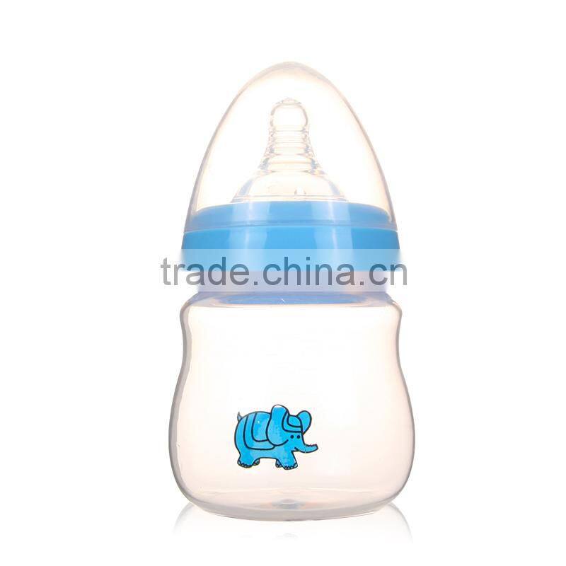 Health Food Grade Plastic Yiwu Wide Neck Nipple Bottle Shuaibao