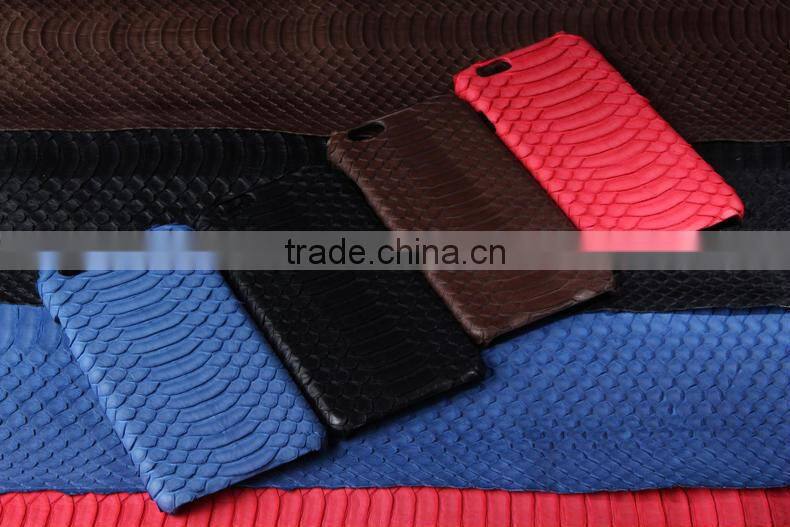 Real Snakeskin Mobile Phone Cover Leather OEM ODM for iPhone Cover 5s