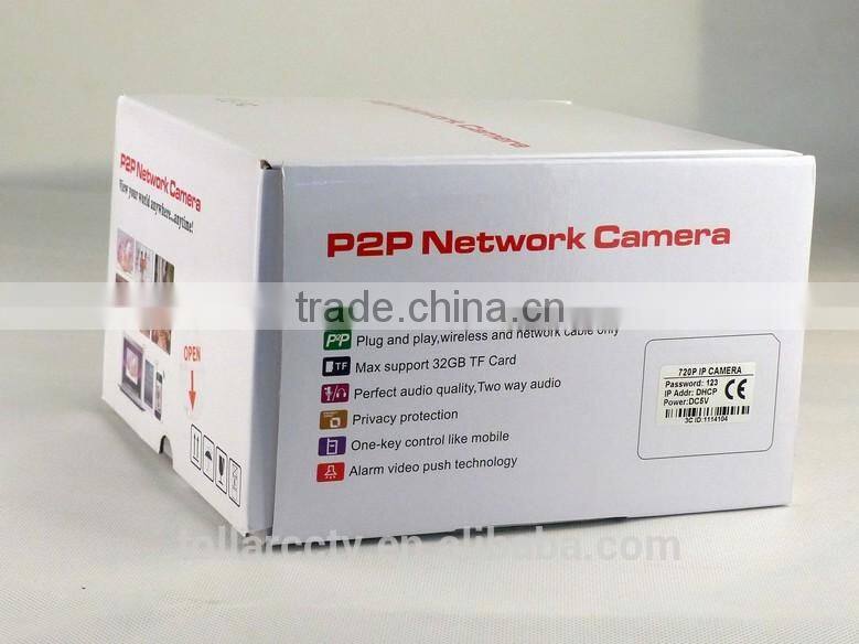 1 Megapixel IP home security system HD 720P ip camera indoor wifi camera