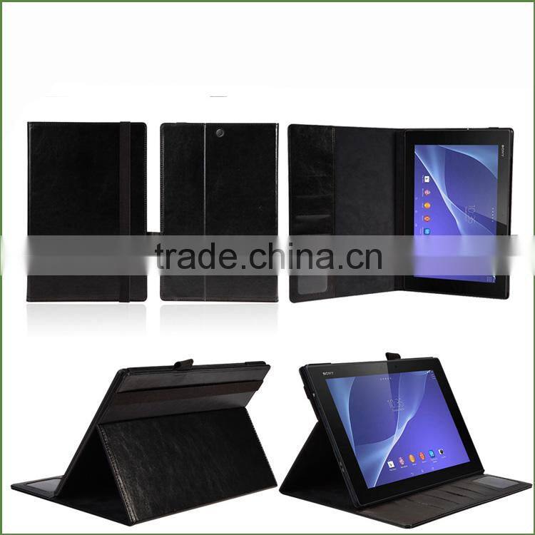 Flip Leather Case For Sony Xperia Z3 Tablet Compact With Card Slot