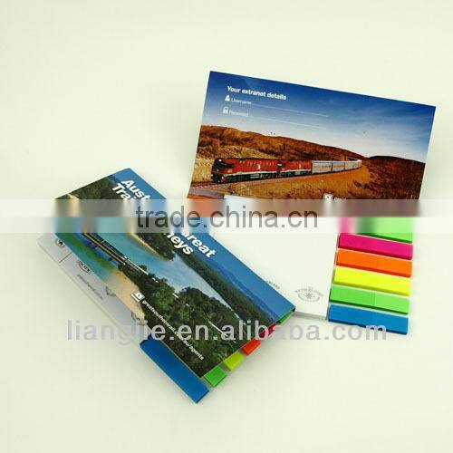 Colorful film divider / Combined Sticky Memo Pad