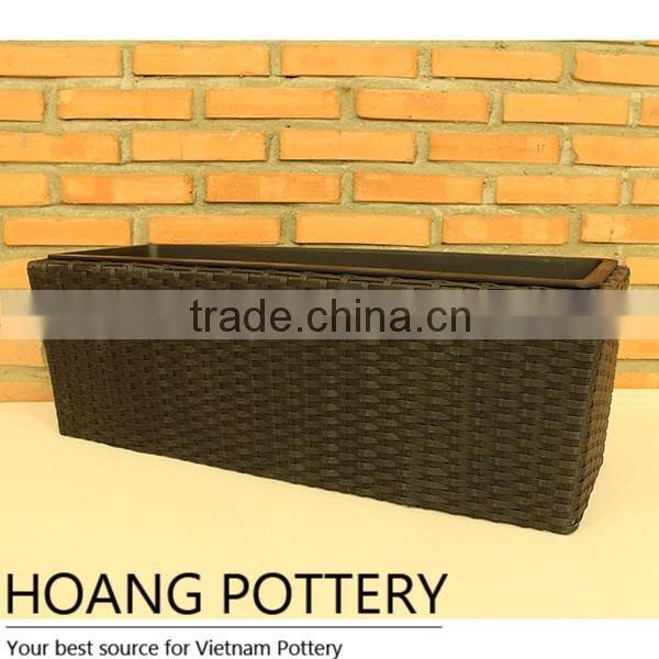 Handmade Wicker Planters Garden