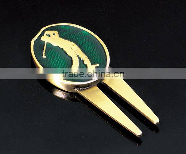 Golf divot repair tool/golf pitch fork