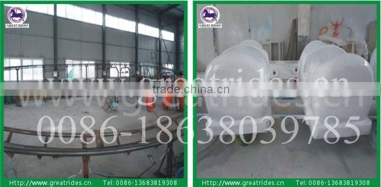 exciting fun rides mini apple worm roller coaster for shopping mall