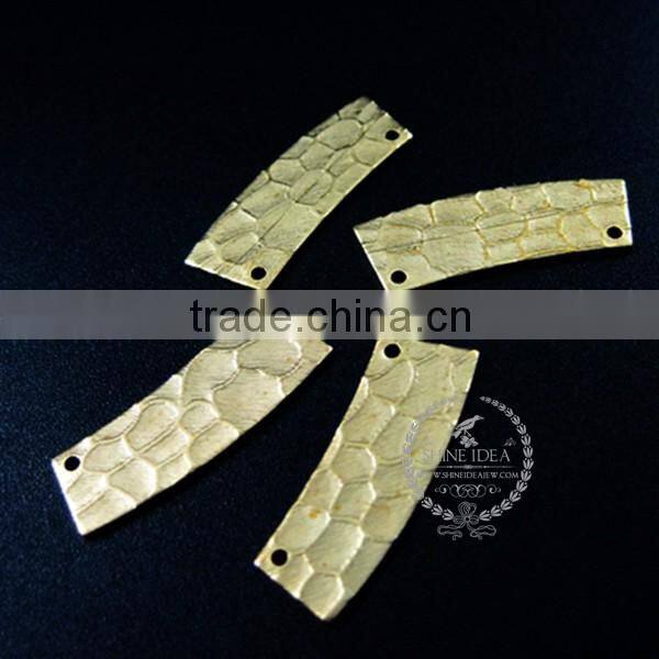 23*8mm raw brass pendant charm DIY earrings chandelier jewelry findings 1800162