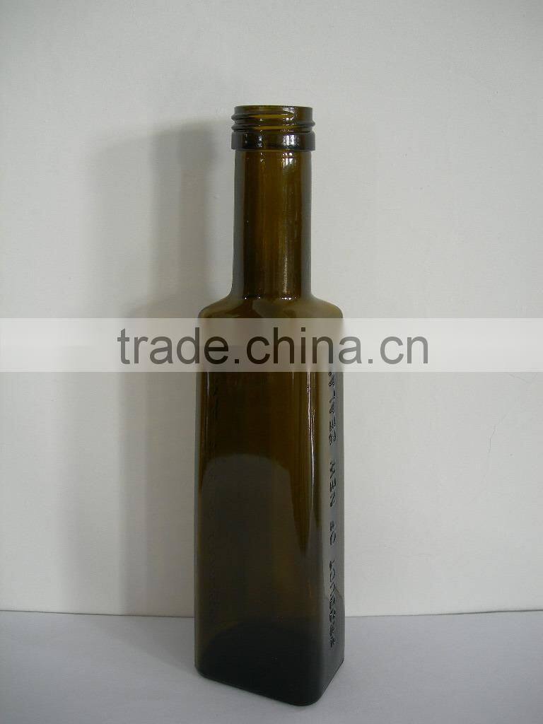 250ml Square Shape Olive Oil bottle