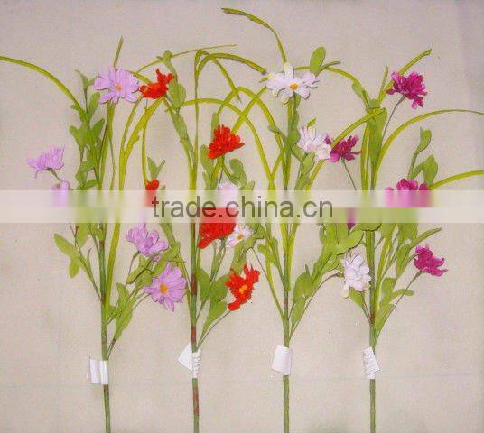Pretty Spring Decorative Flowers in Vase for Indoor Decorations