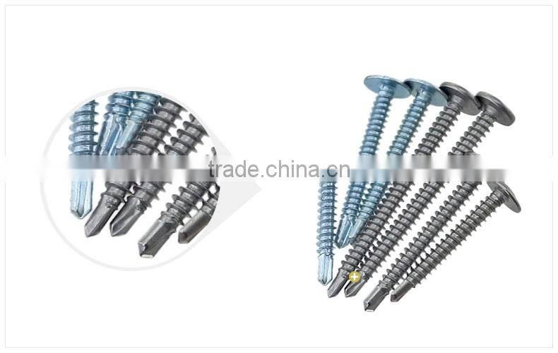 washer head seld drilling screw/stainless steel washer head self drilling screw