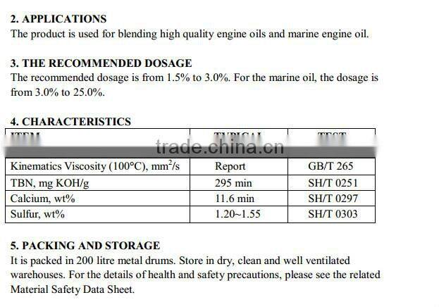 High Base Number Synthetic Calcium Sulfonate (300TBN)