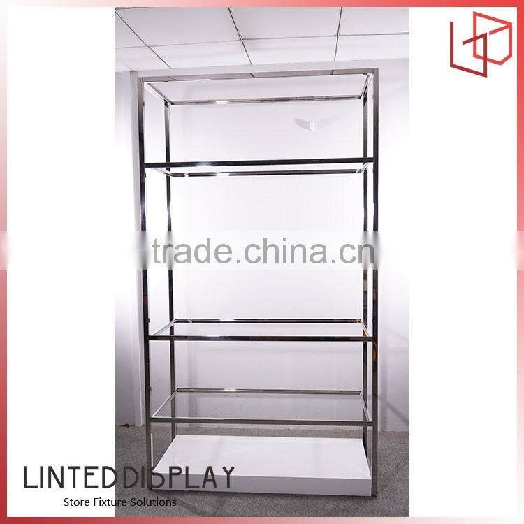 Hot simple design stainless steel display stand