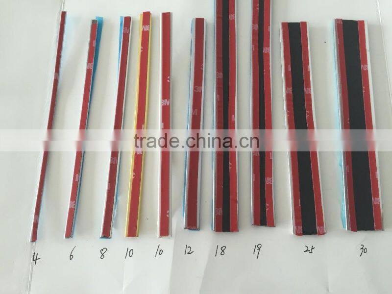 Various sizes decorative protective 3M self-adhesive trim strips for cars