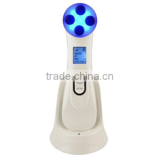 2016 EMS+RF+LED Korea market rf skin care absorber professional massage machine temperature sensor housing