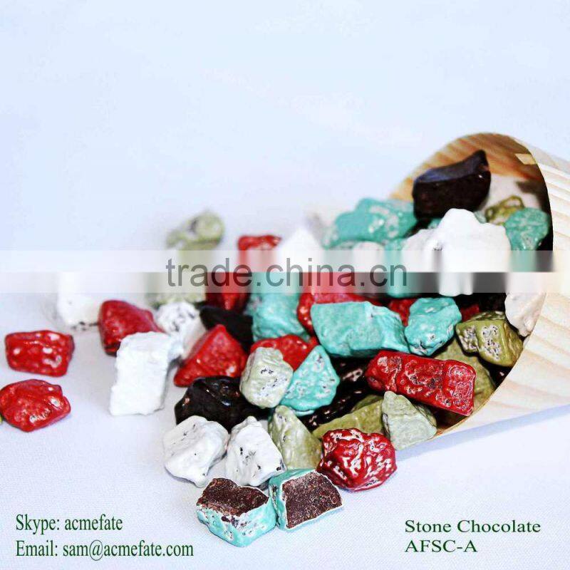 HACCP Certification top quality stone chocolate for sale Korean sweet food