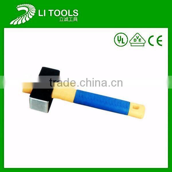Wood handle Top sale Carbon steel stone breaking hammer