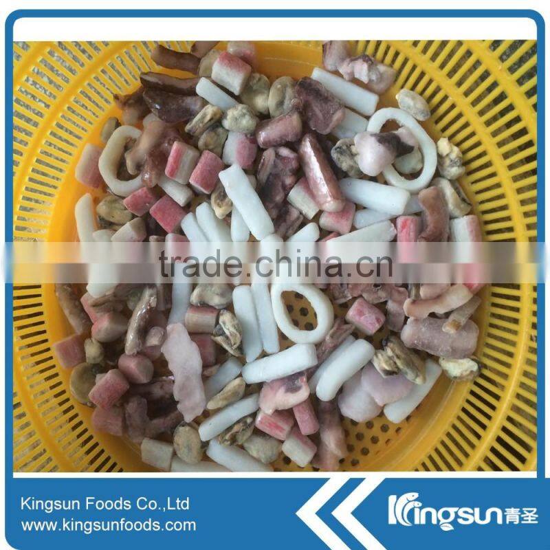Frozen seafood mix surimi with mussel squid ring tentacle crab stick